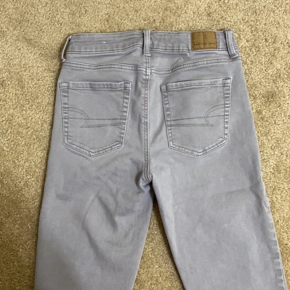 AE Grey High Rise Jegging - Picture 3 of 6